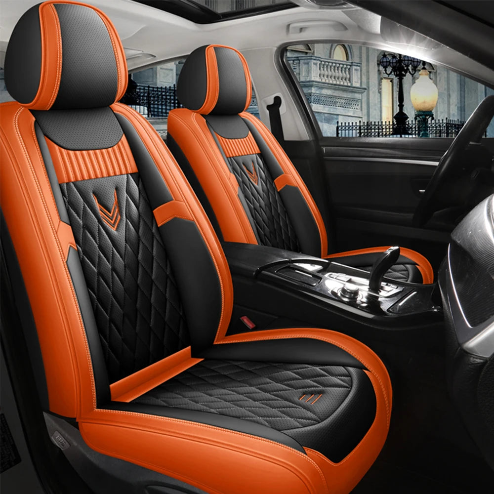 Universal Leather Car Seat Covers for Lada Granta Vesta SW Cross 2114 Xray Kalina Largus Interior Accessories for Vehicle Parts