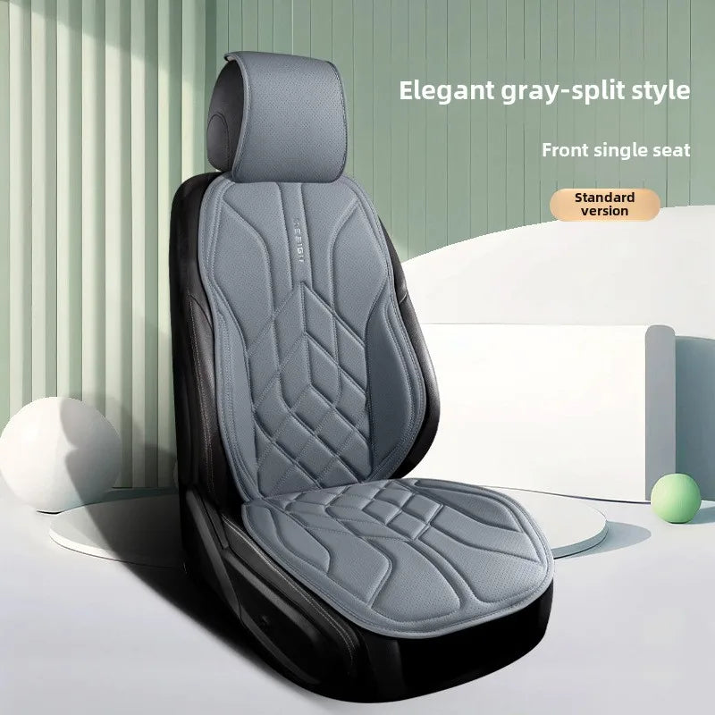 High Quality Universal Car Seat Cover Four Season Perforated Leather Breathable Comfortable Saddle Pad for Car Seats Protection