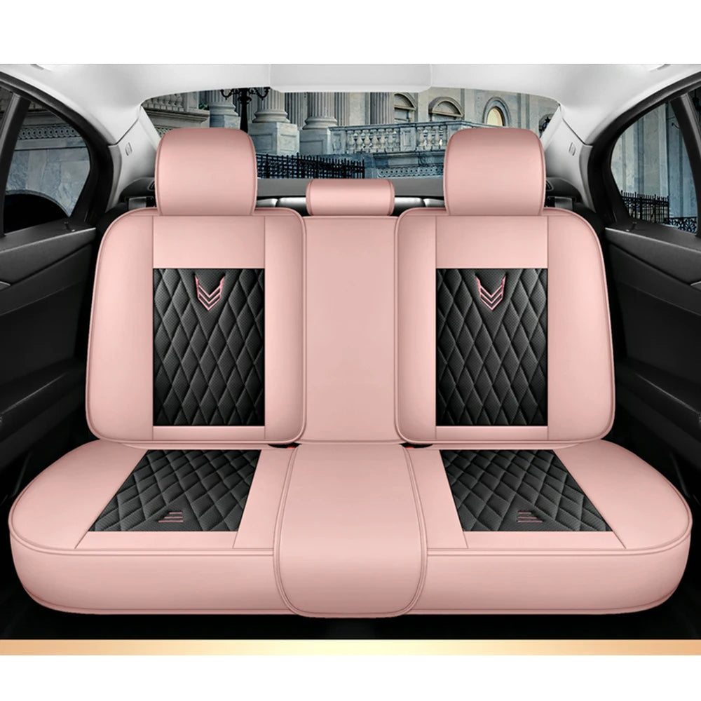 Universal Leather Car Seat Covers for Lada Granta Vesta SW Cross 2114 Xray Kalina Largus Interior Accessories for Vehicle Parts