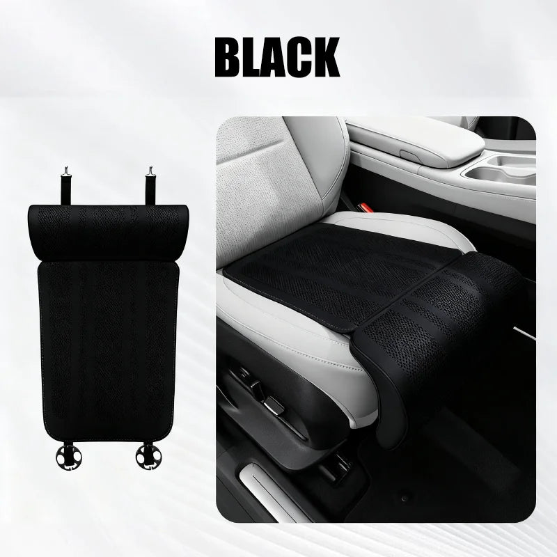 Universal Car Seat Cover with Leg Support Cushion Anti Slip Breathable Seat Protection Pad Legrest Cushion Relieve Soreness